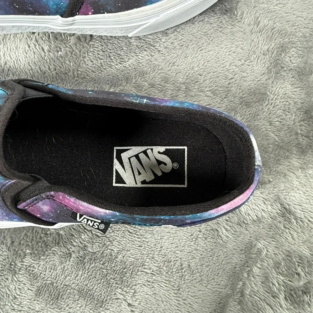 Vans Women's Asher 508731 Blue Casual Slip on Shoes Sneakers Size 7 - Picture 12 of 13